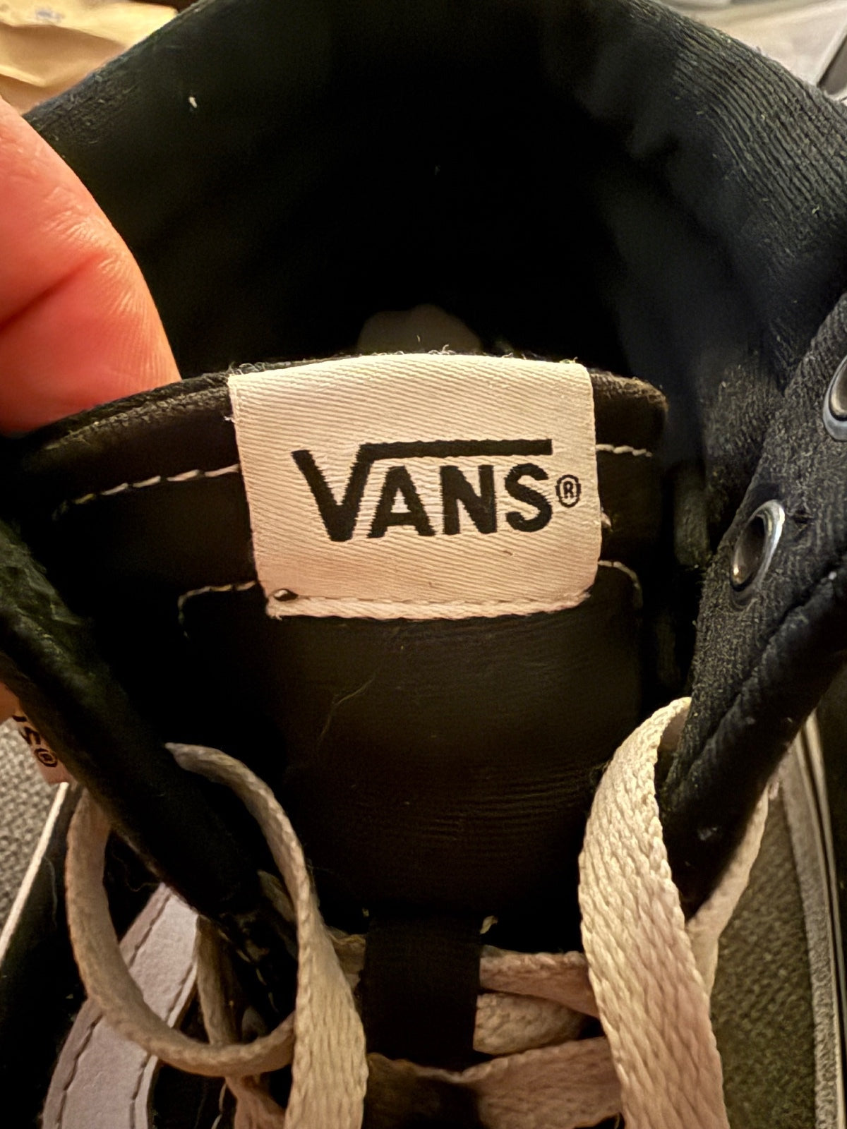 Vans Sk8-Hi Black and White High Top Sneakers