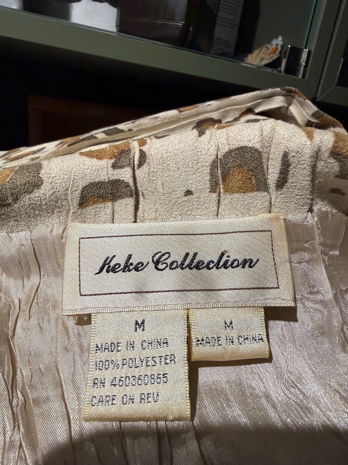 Keke Collection Leopard Print Lightweight Jacket