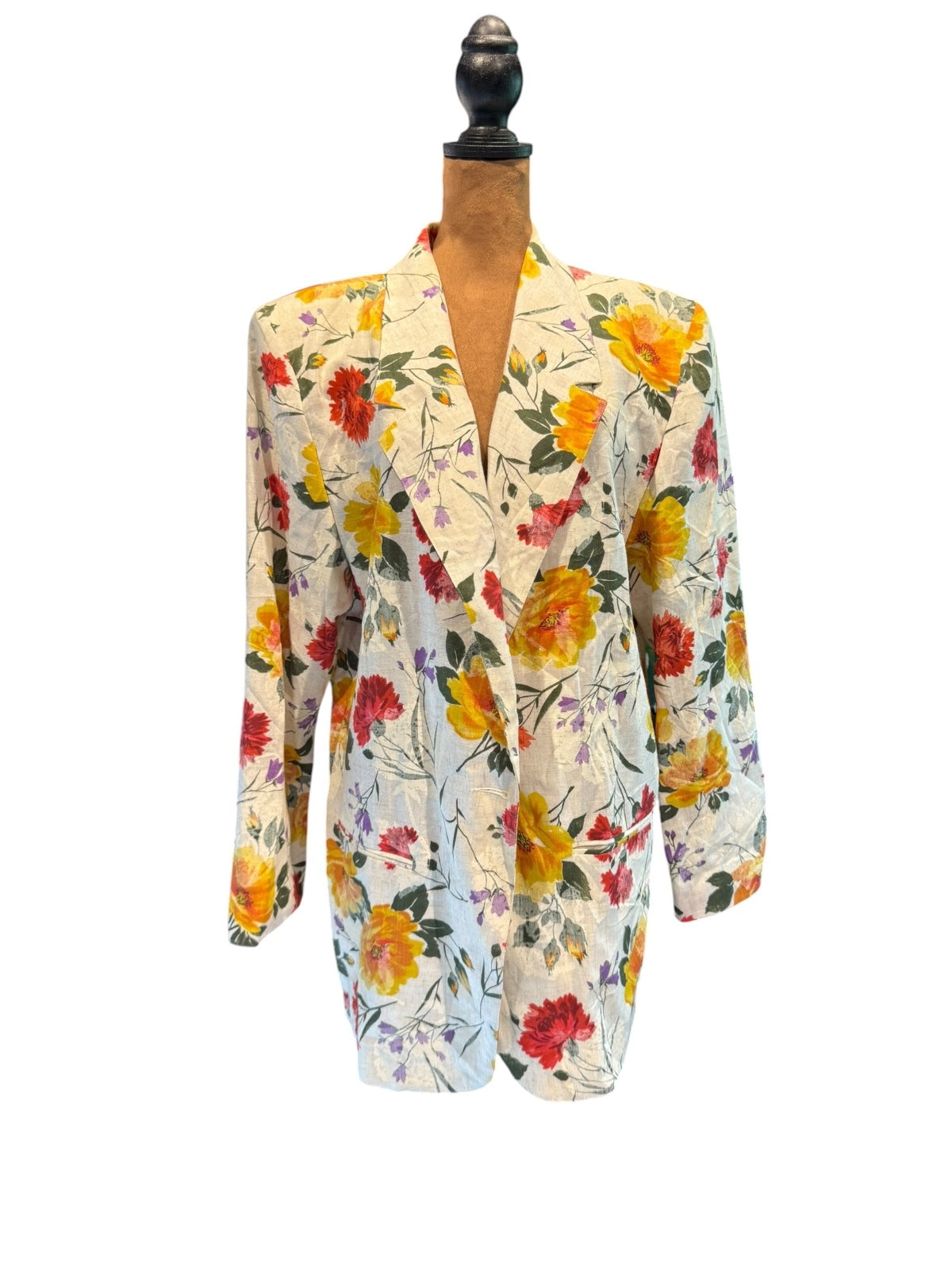 High Sierra Floral Linen Blazer