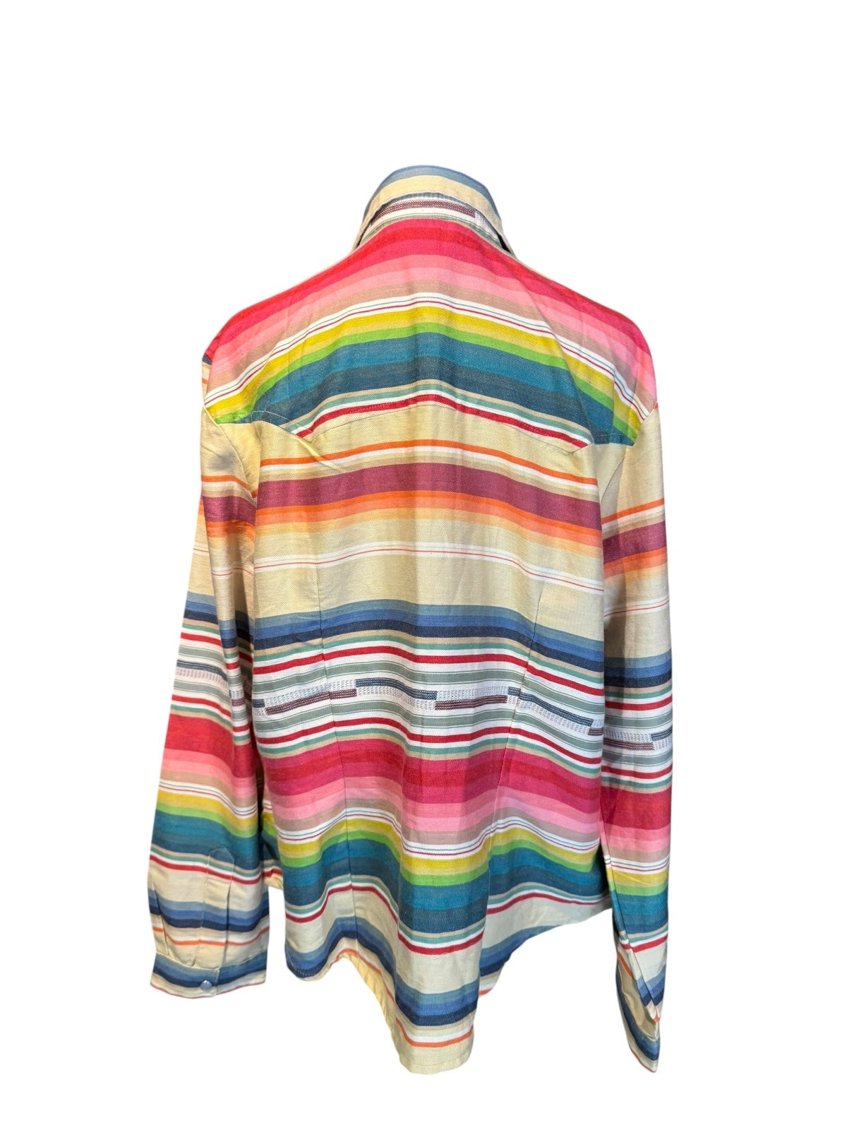 Tasha Polizzi for T.P. Saddleblanket & Co. Striped Cotton Button-Up Shirt
