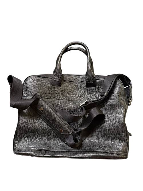 Cole Haan Grand Series Black Leather Attache Briefcase
