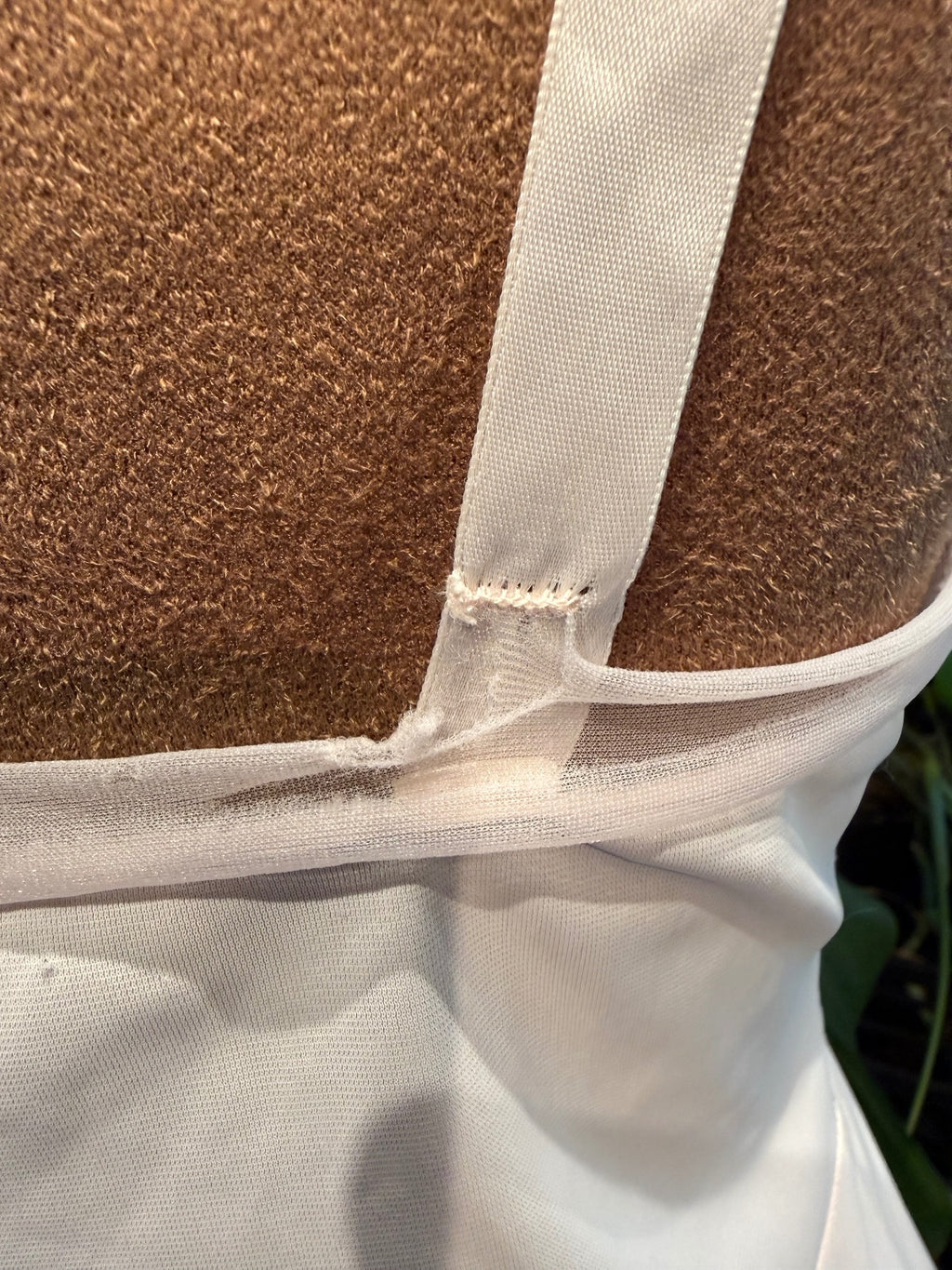 Vintage Aristocrat Peach Slip Dress with Embroidered Detail