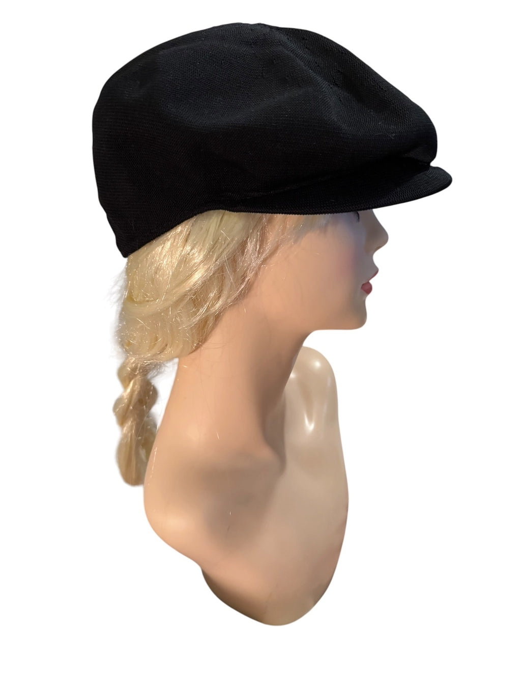 Kangol Black Newsboy Cap Hat