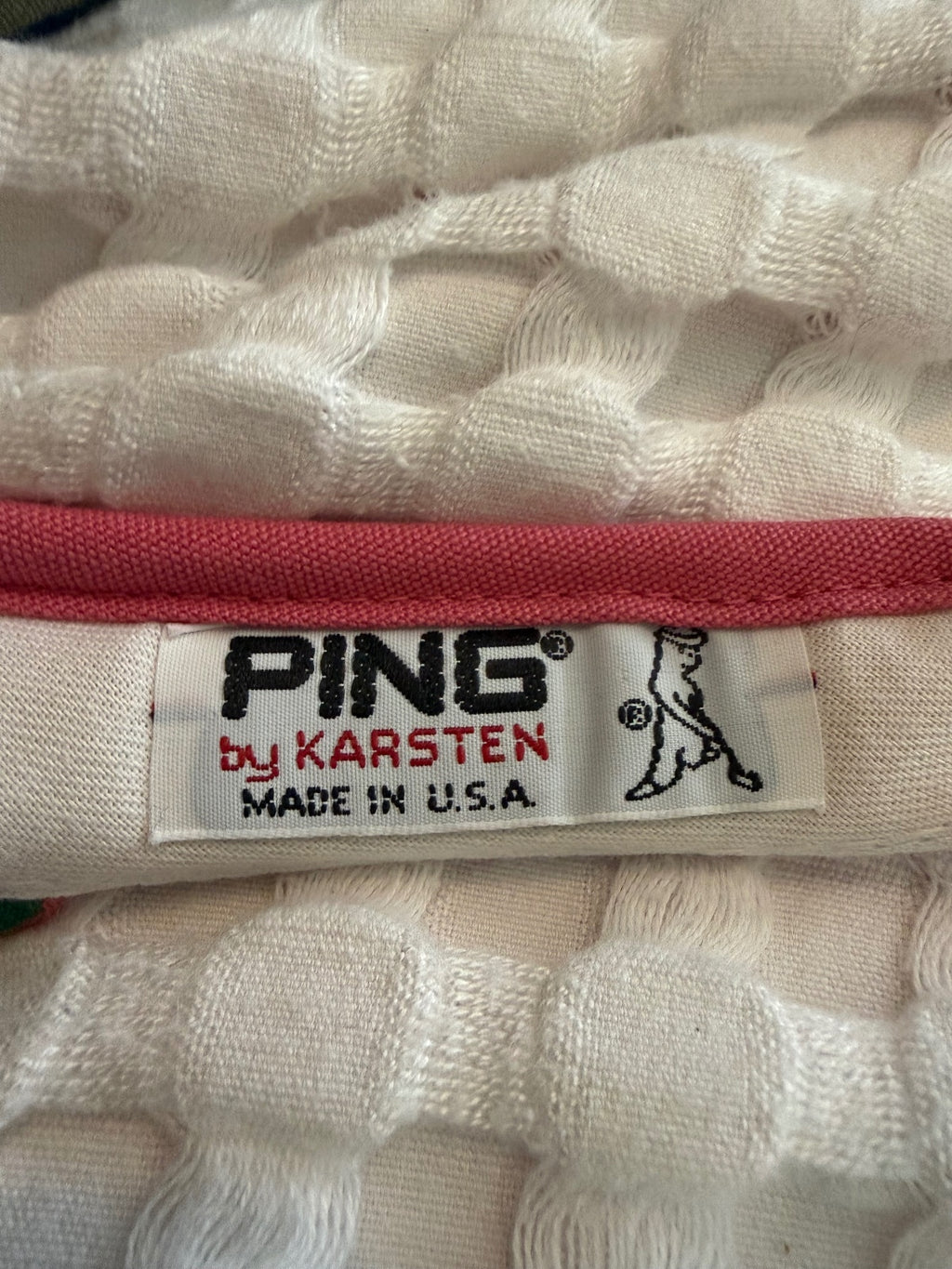 Vintage PING Pink Golf Visor Cap