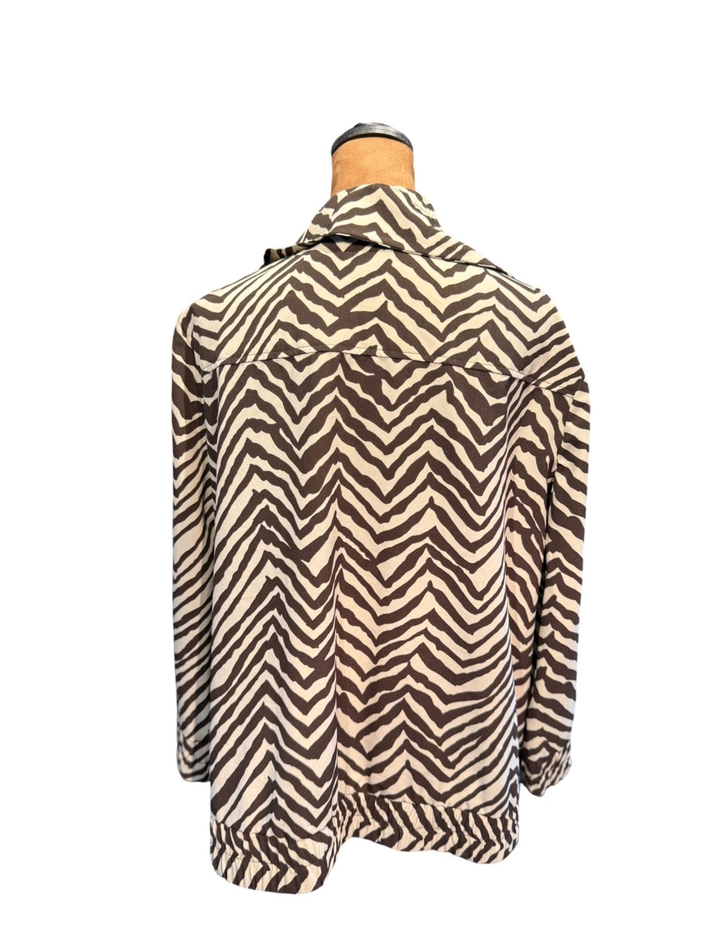Zenergy by Chico's Zebra Print Jacket