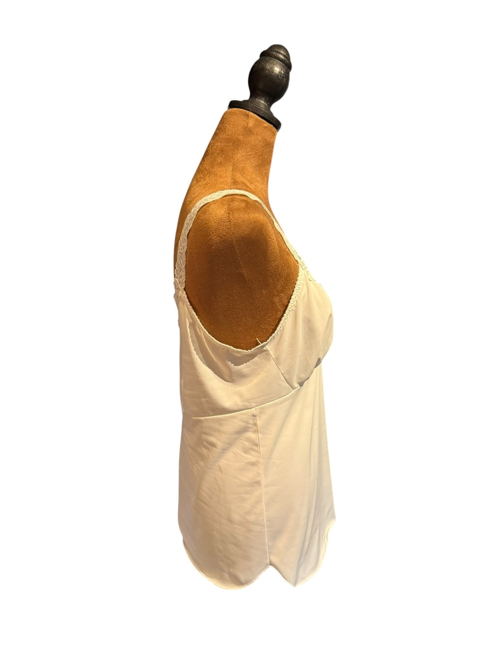 Shadowline White Lace Trim Camisole