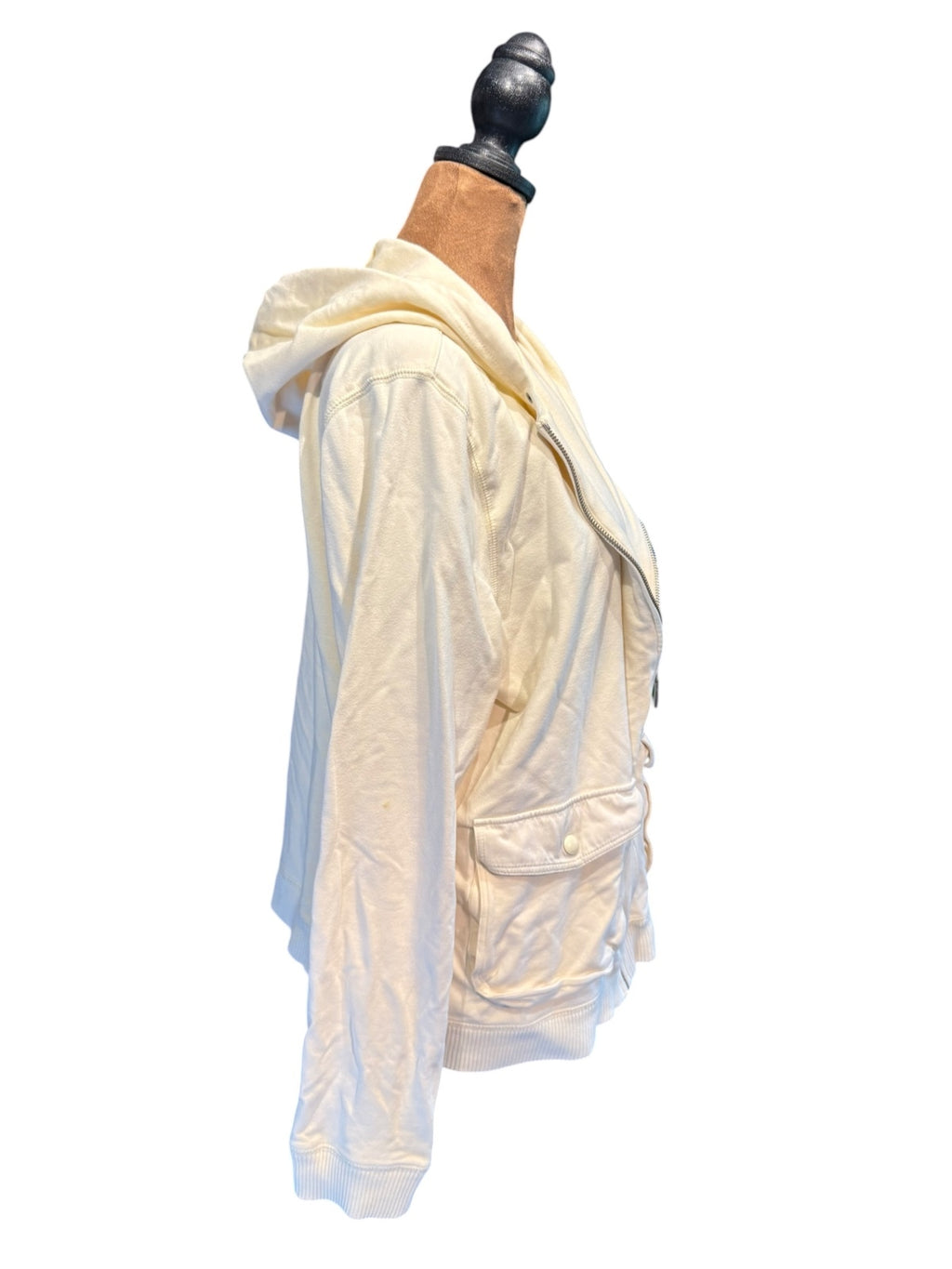 Ralph Lauren Cream Zip-Up Hoodie Jacket