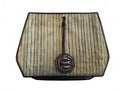 Barbara Bolan Vintage Italian Leather and Fabric Handbag