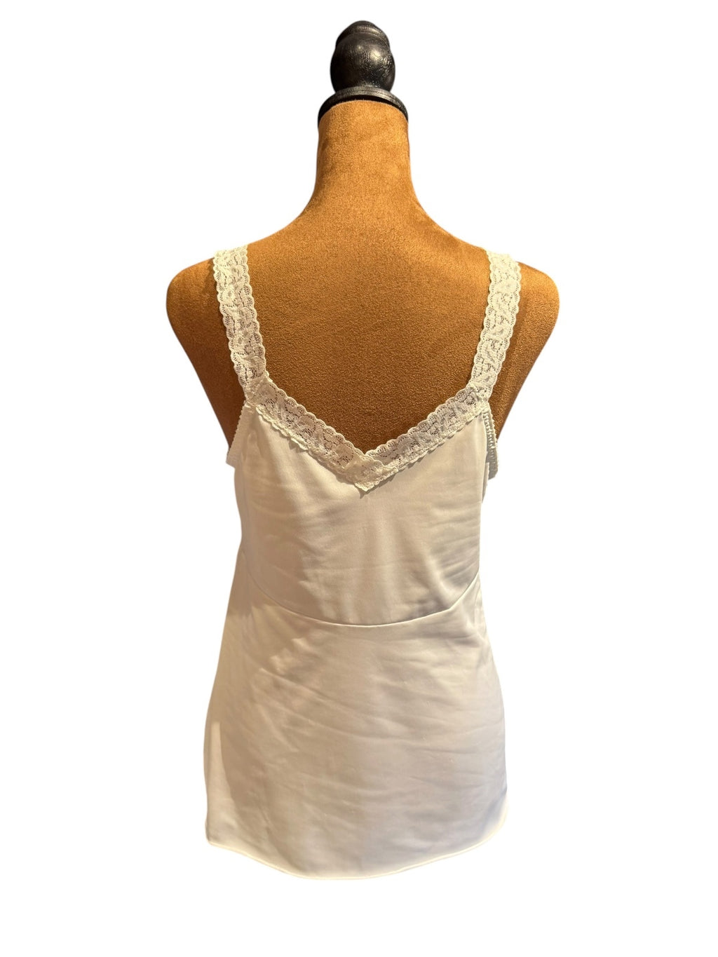 Shadowline White Lace Trim Camisole