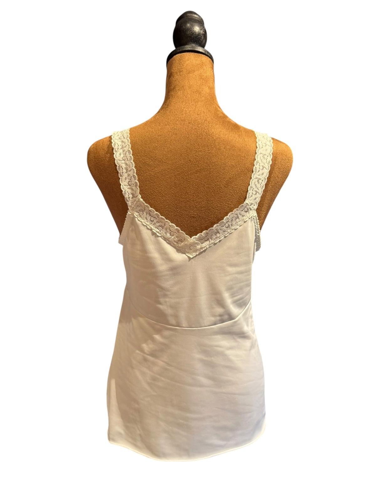 Shadowline White Lace Trim Camisole