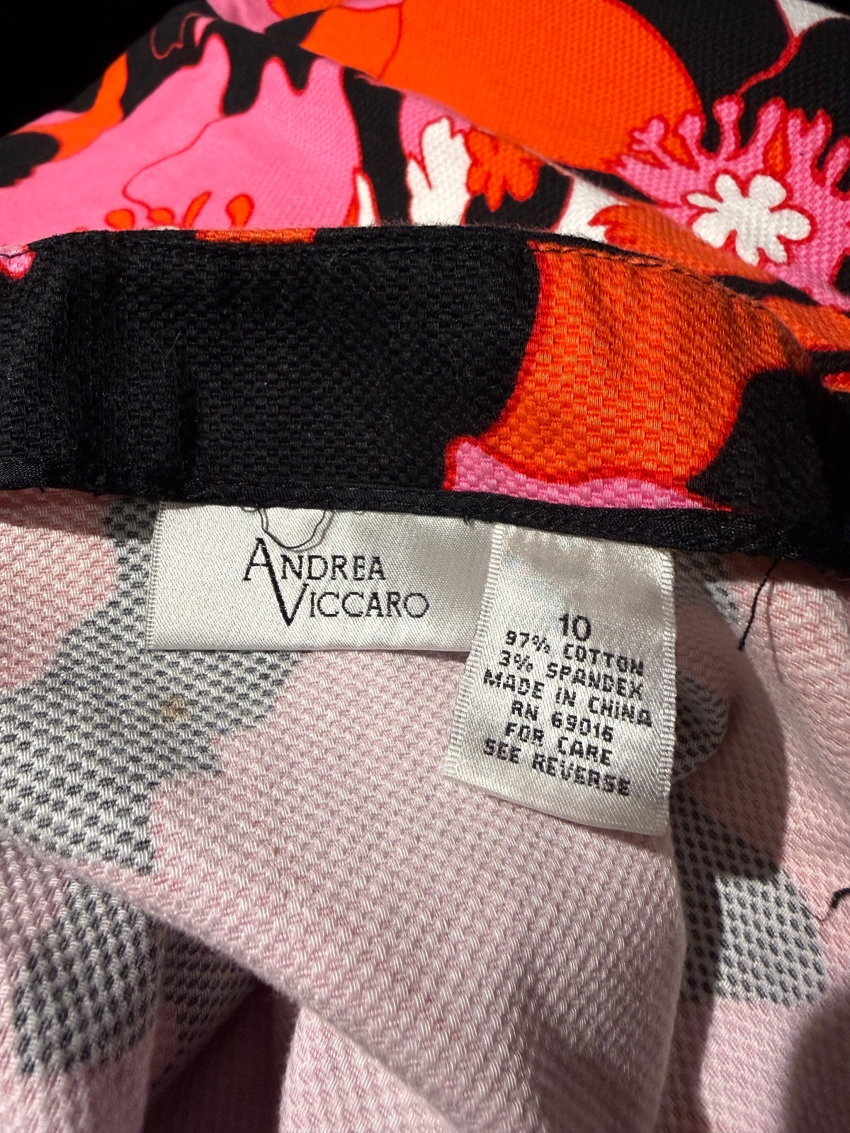 Andrea Viccaro Floral Pencil Skirt
