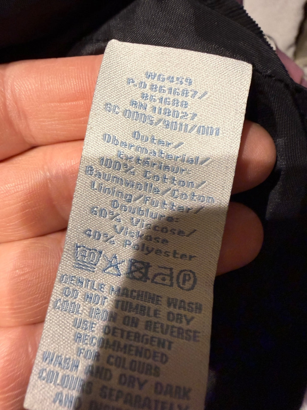 Boden Black Corduroy Flared Skirt