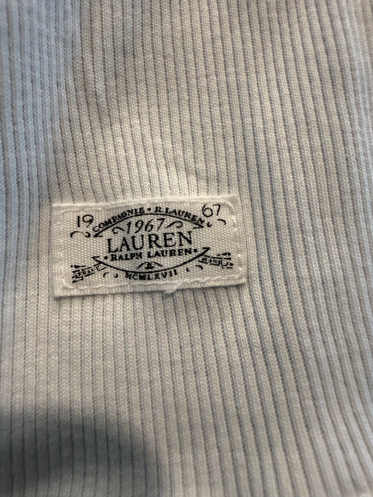 Ralph Lauren Women's White Cotton Lace-Up Short-Sleeve Top