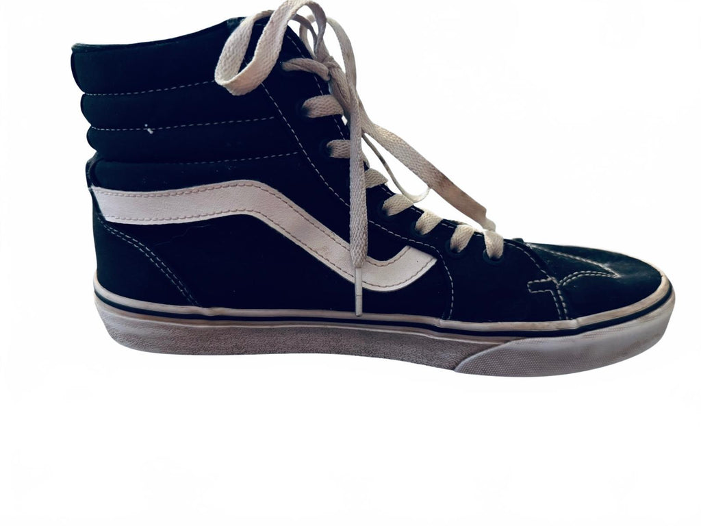 Vans Sk8-Hi Black and White High Top Sneakers