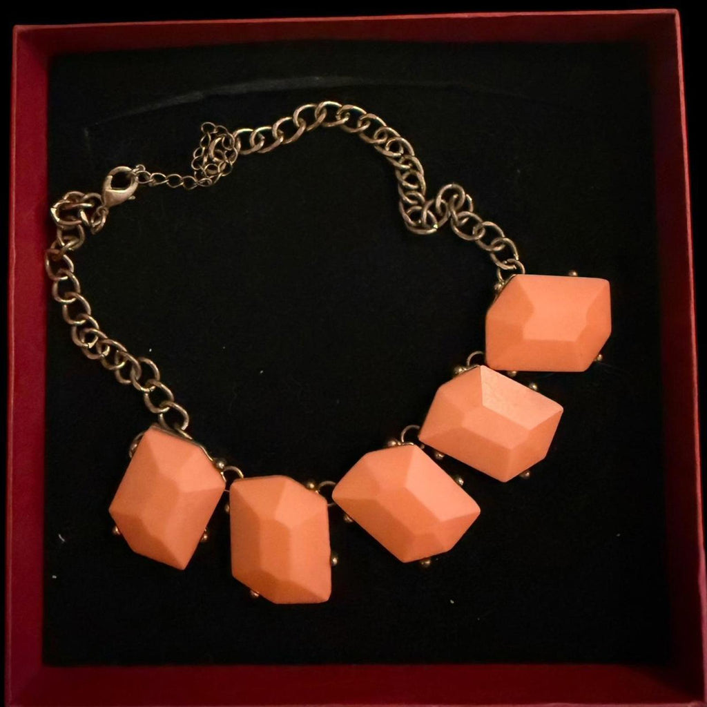 Orange Statement Necklace