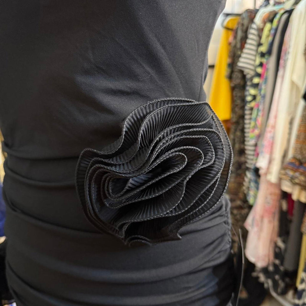Lulus Strapless Black Dress Size M