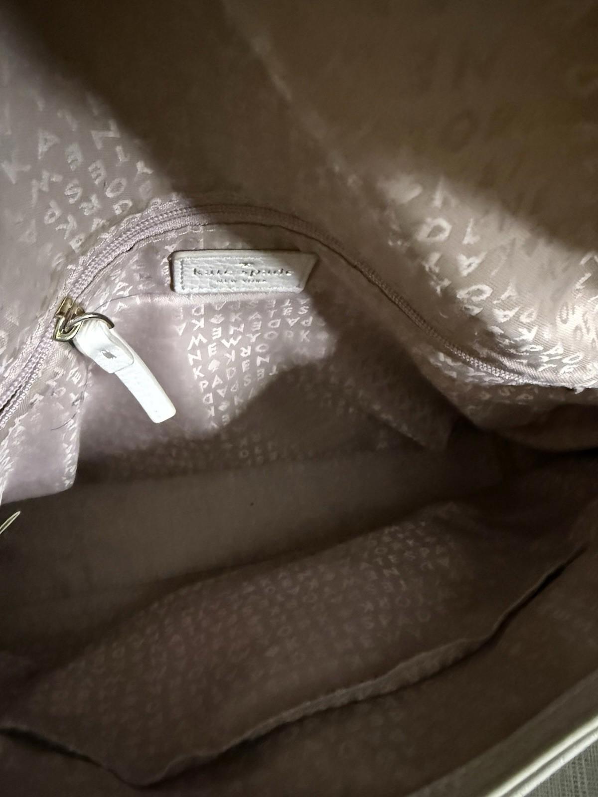 Kate Spade New York Pebbled Leather Crossbody Bag Off-White