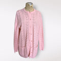 College Point Vintage Pink Knit Cardigan