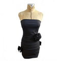 Lulus Strapless Black Dress Size M