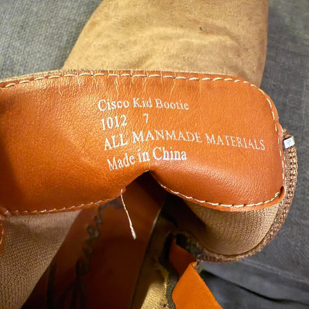 Seven7 Women's Tan Ankle Boots