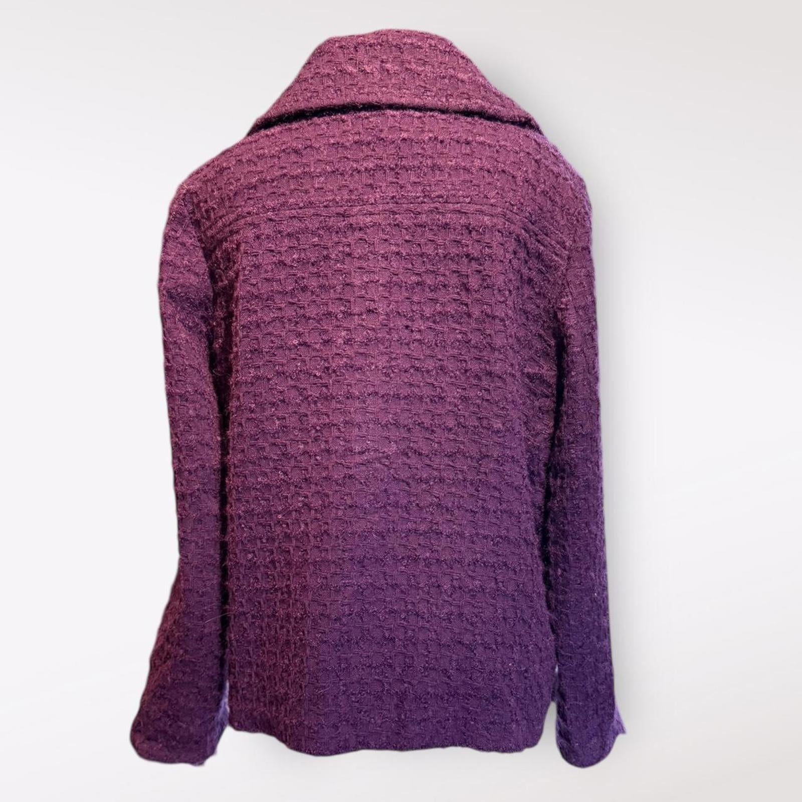 Pendleton Women's Purple Wool Button-Up Jacket