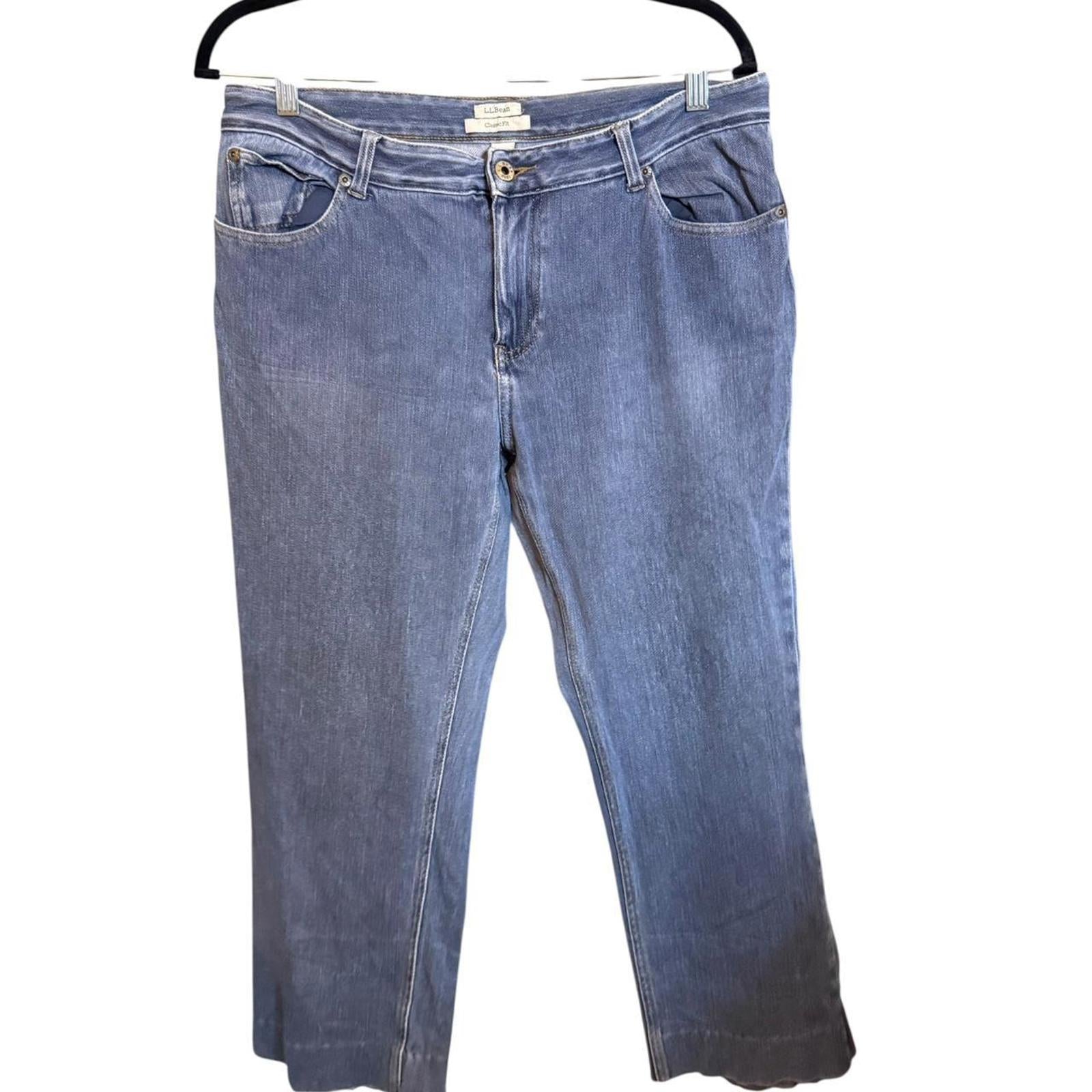L.L.Bean Blue Classic Fit Jeans Size 12