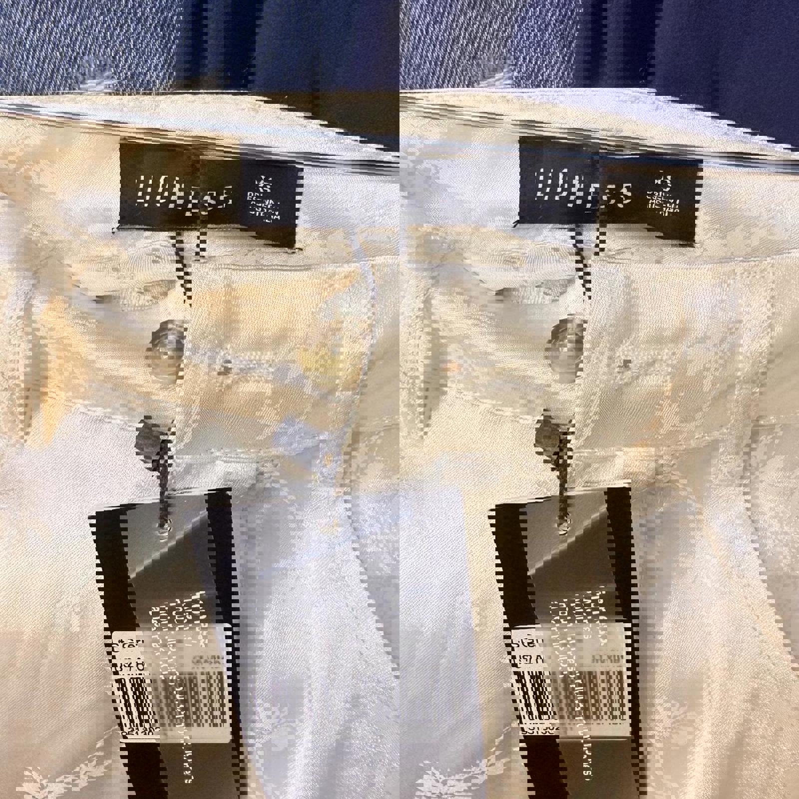 Lioness Cream Satin Dress Pants