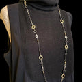 Lia Sophia Gold and Silver Tone Long Necklace