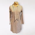 Olive Juice Striped Long Sleeve Dress