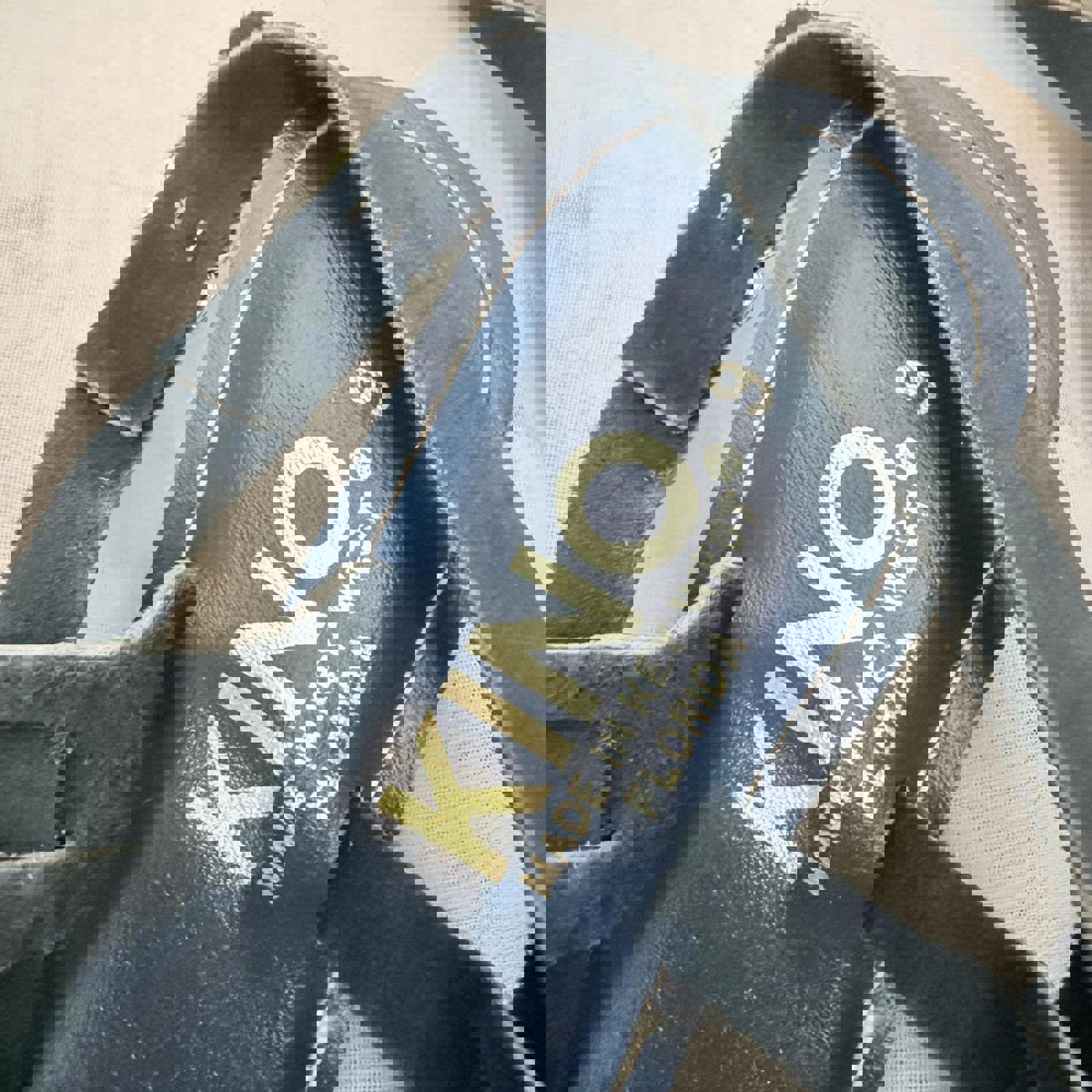 Kino Blue Leather Sandals with Tassels