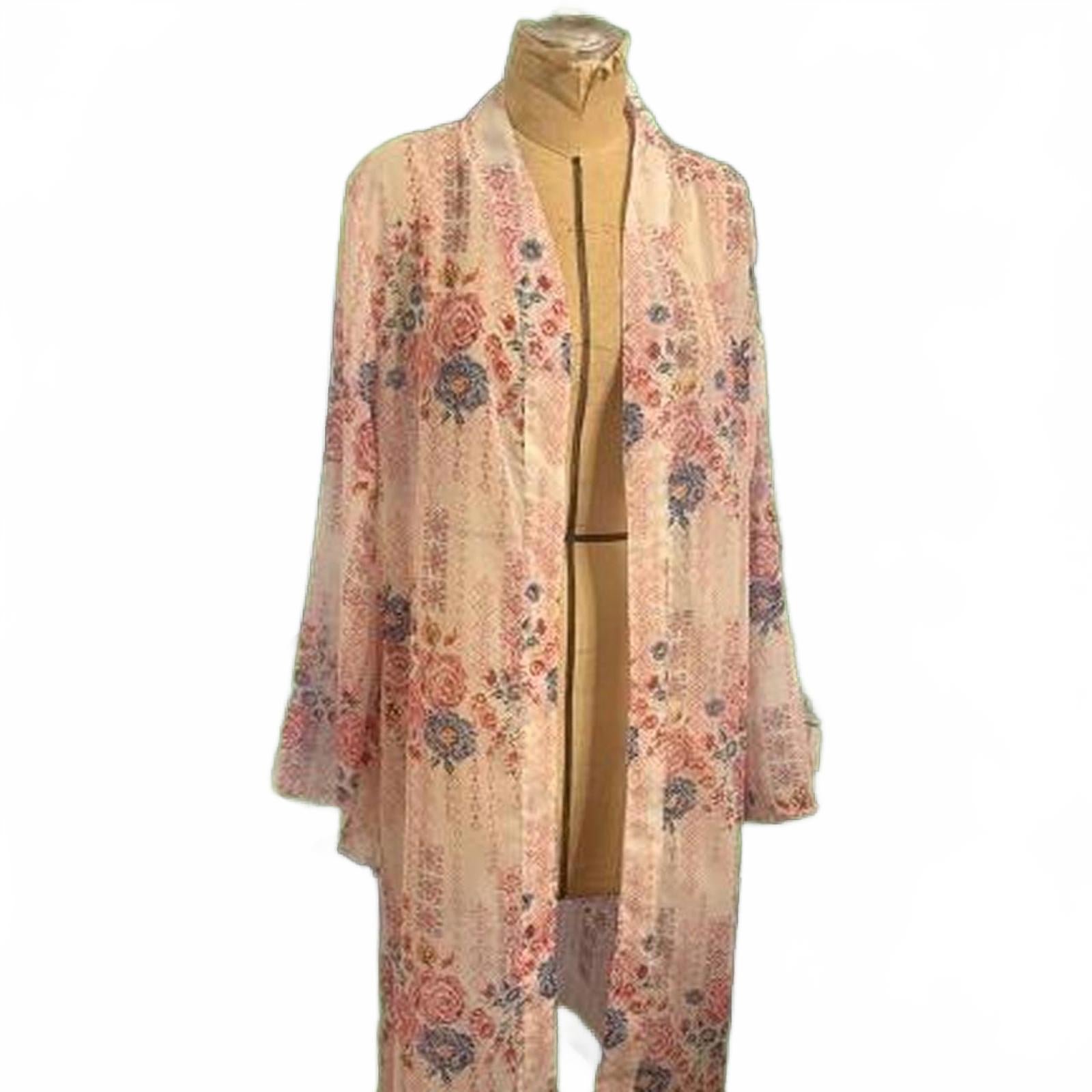 Jorja Floral Sheer Kimono Top