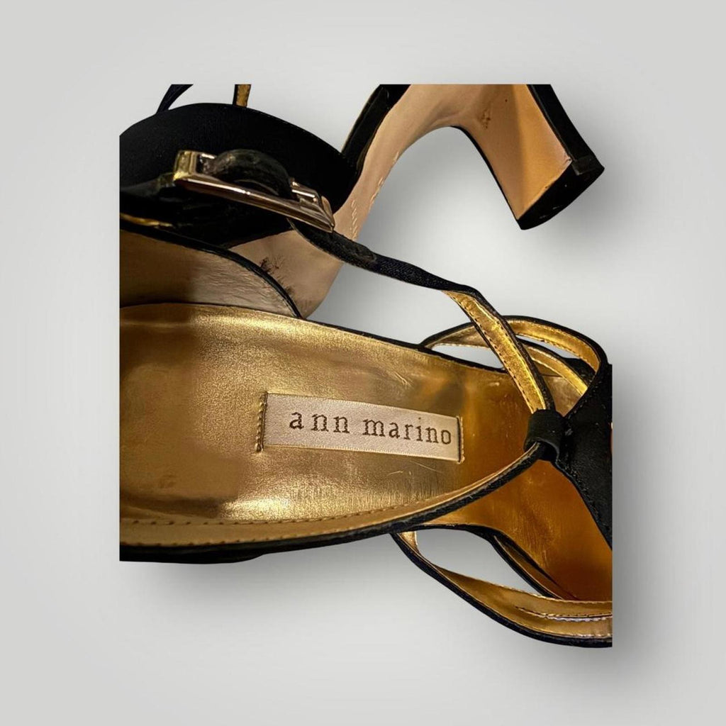 Ann Marino Blue Satin Heel