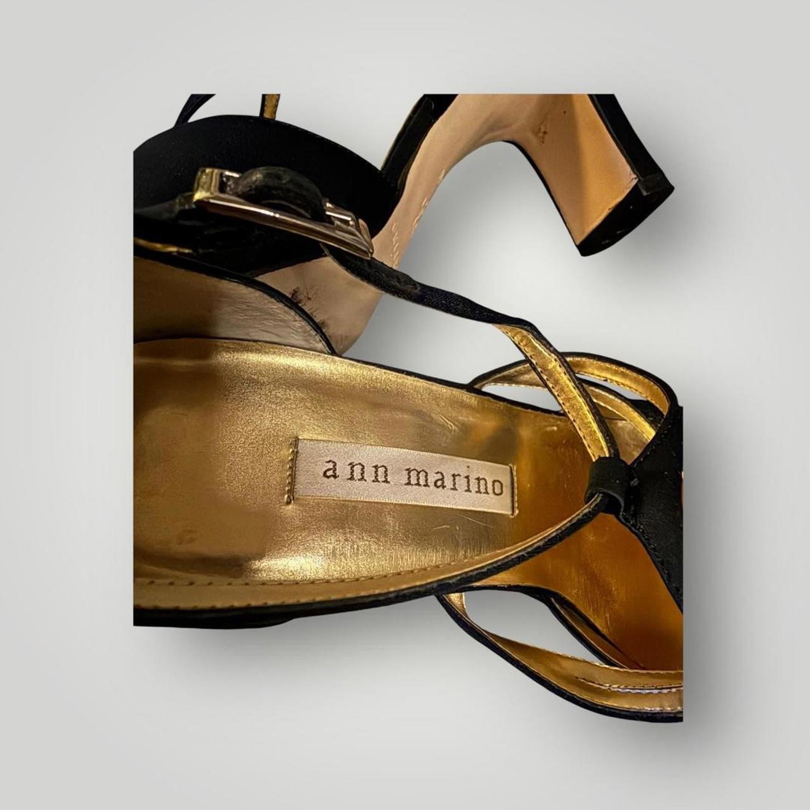 Ann Marino Blue Satin Heel