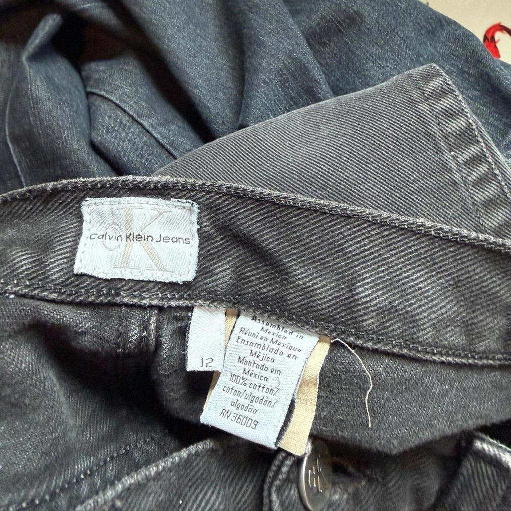 Calvin Klein Gray Straight Leg Jeans