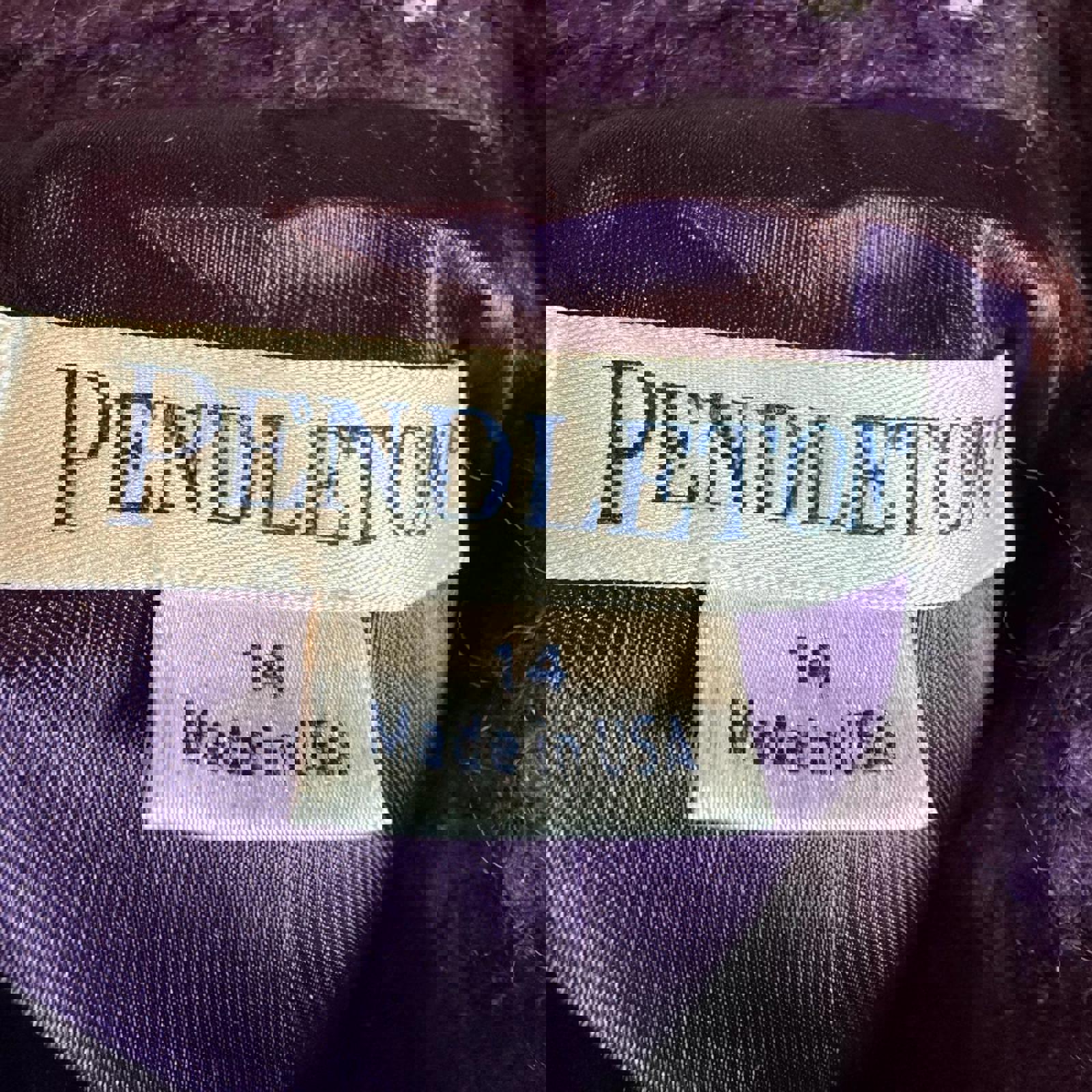 Pendleton Women's Purple Wool Button-Up Jacket