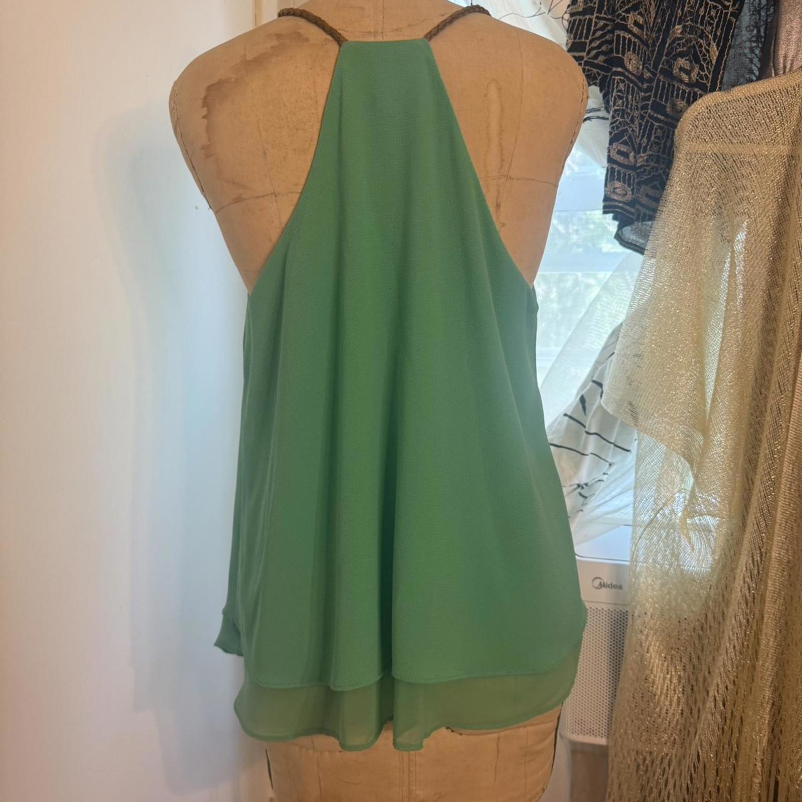 Sweet Wanderer Green Cami Top
