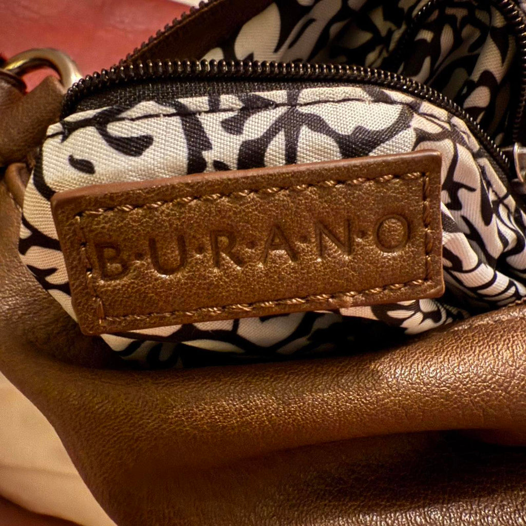 Burano burgundy vegan leather bag with a boho vibe