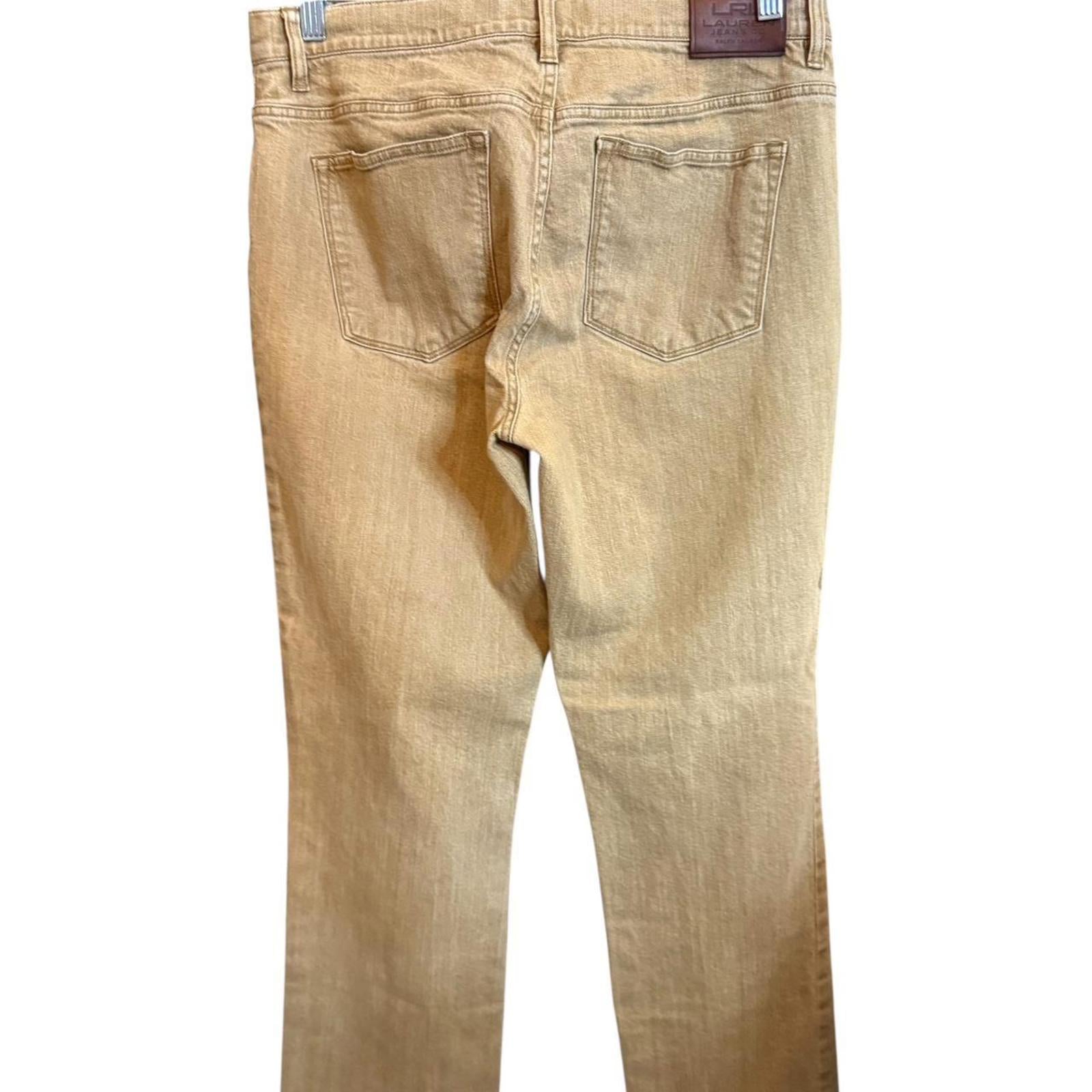 Lauren Jeans Co. Ralph Lauren Beige Denim Jeans