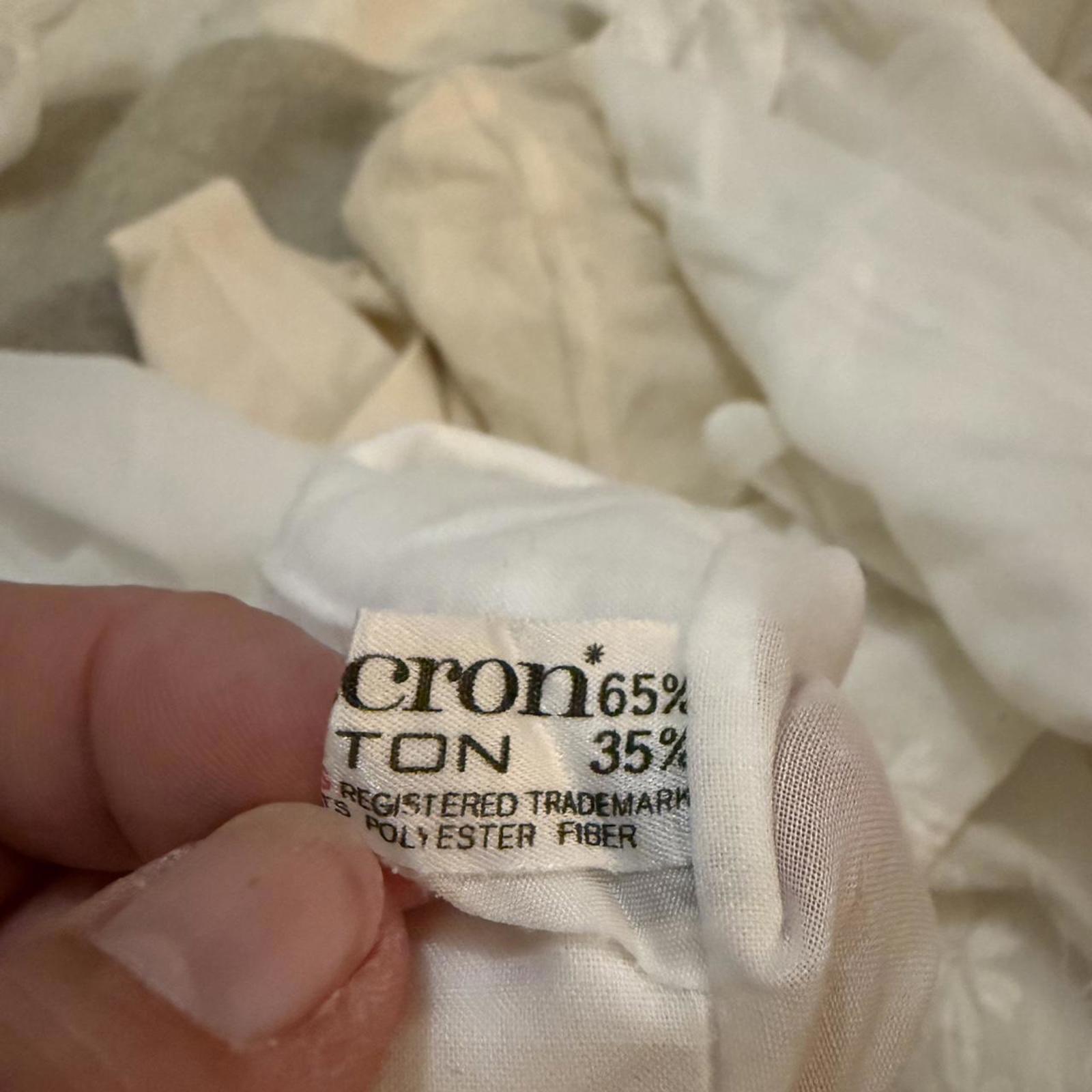 Vintage Cotton-Dacron Cream Nightgown
