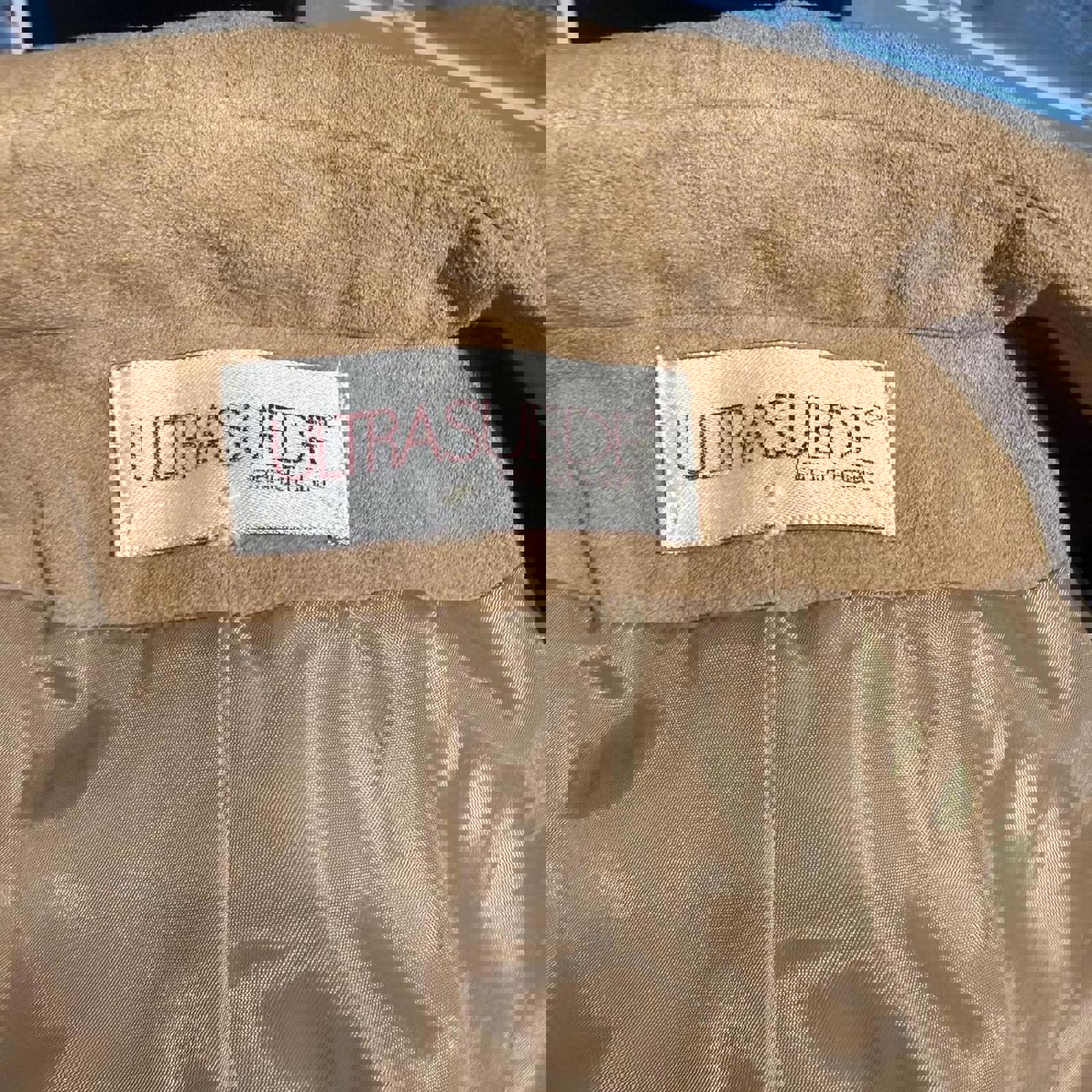 Count Romi Women's Tan Ultrasuede Jacket Size M