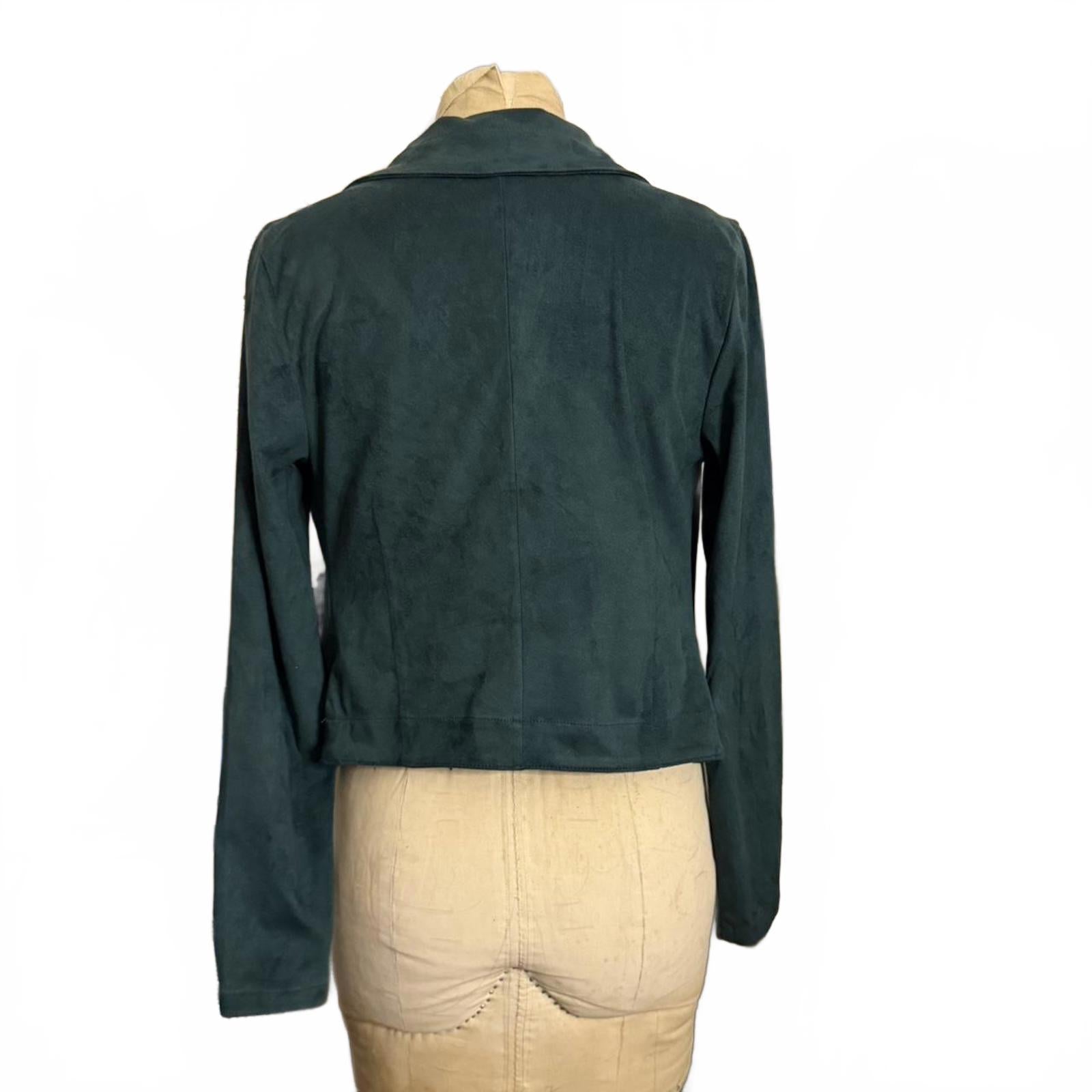 Romeo & Juliet Couture Green Suede Jacket
