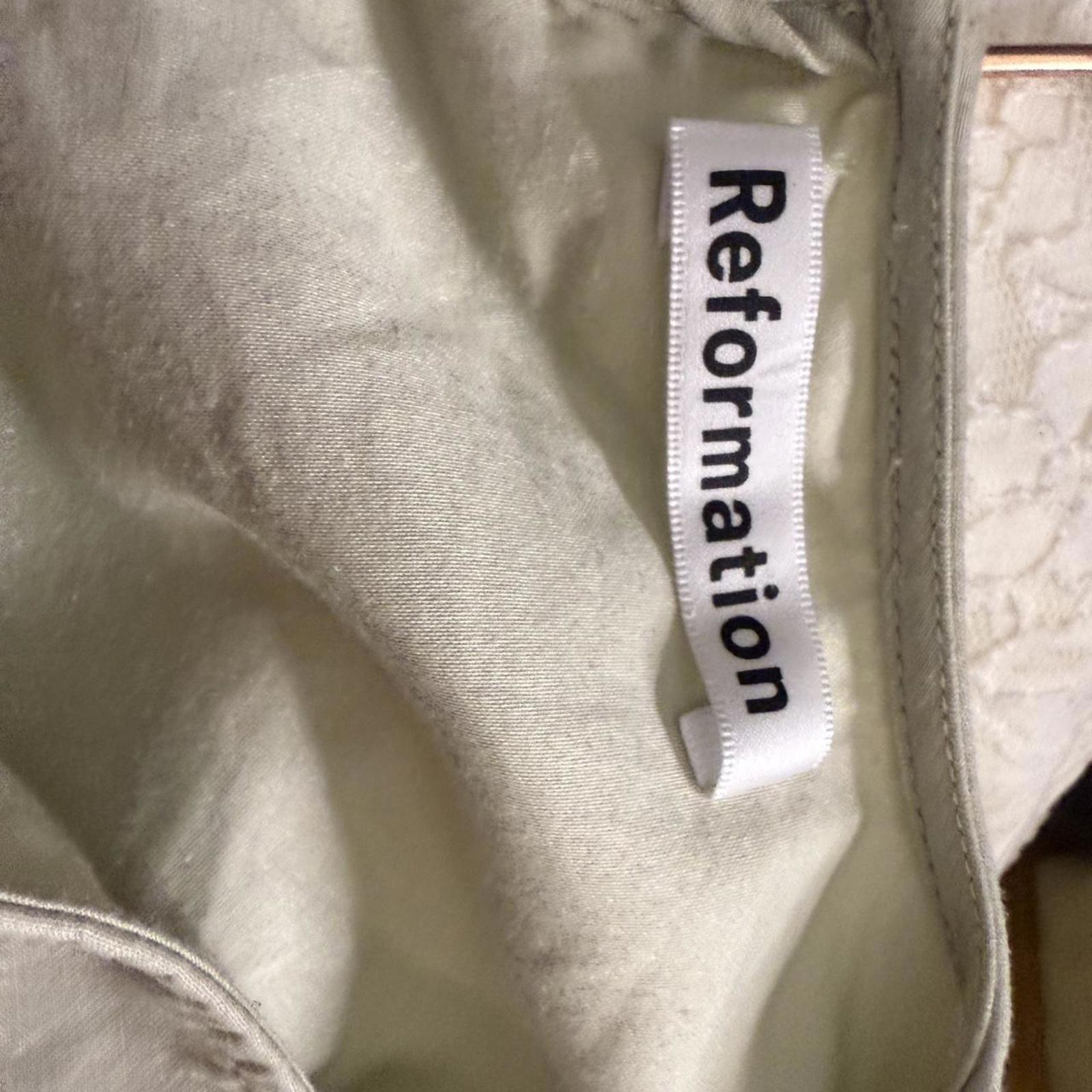 Reformation Women's Gray Tier Dress