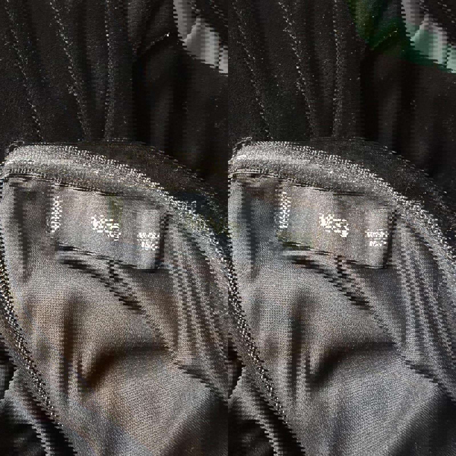 Mango Black Velvet Jumpsuit Size L