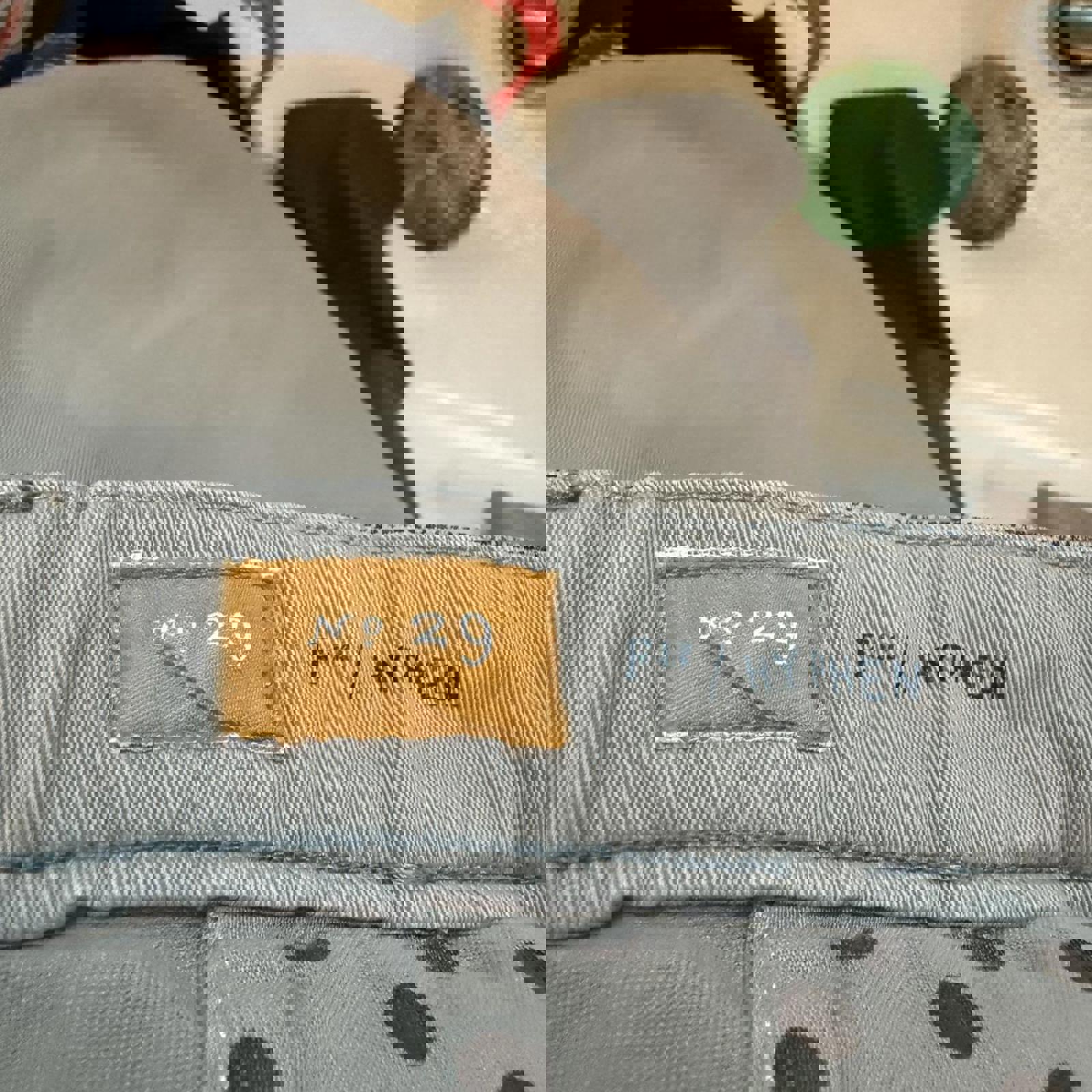 Piloro and the Letterpress Beige Wide Leg Pants with Striped Detail