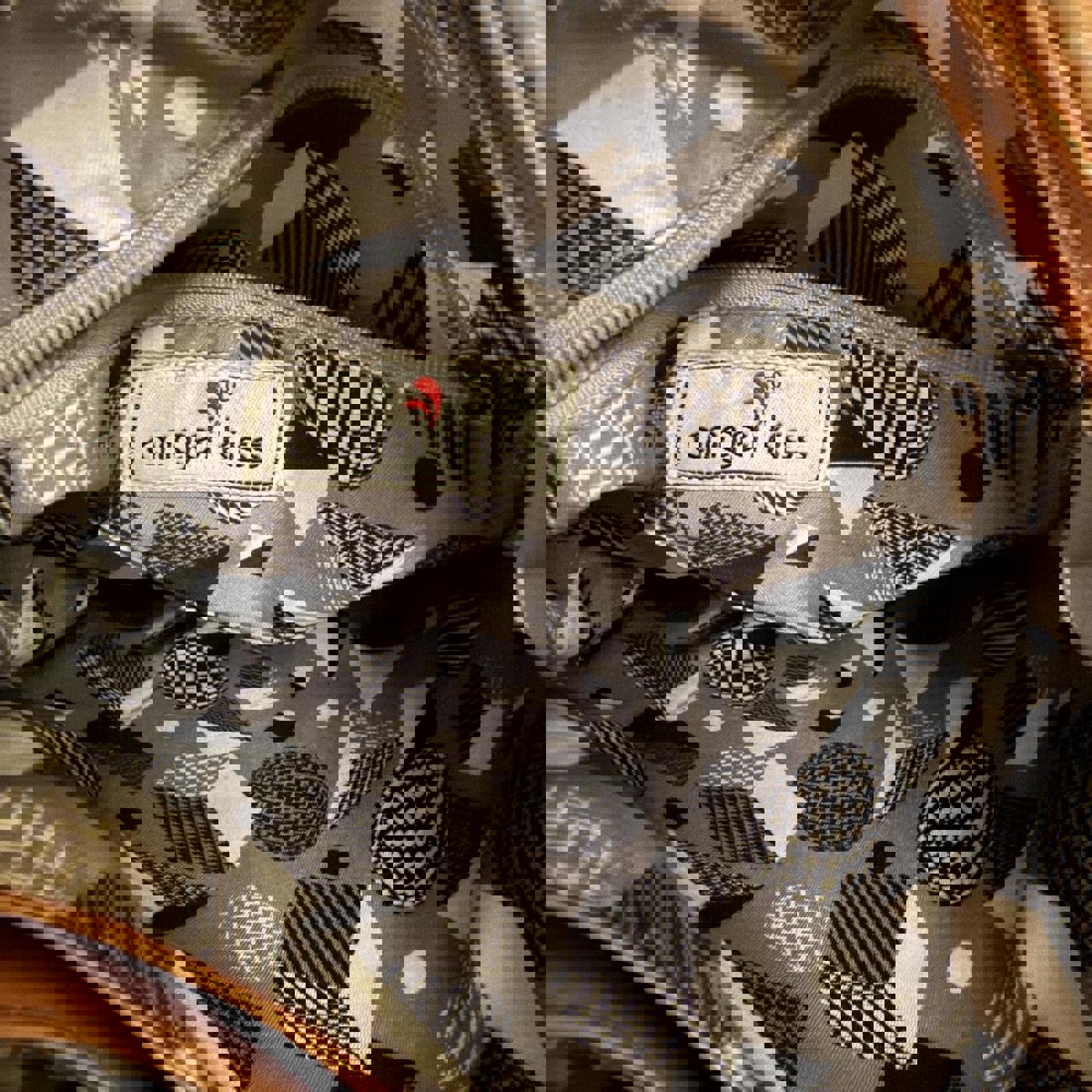 Angel Kiss Tan Leather Crossbody Bag