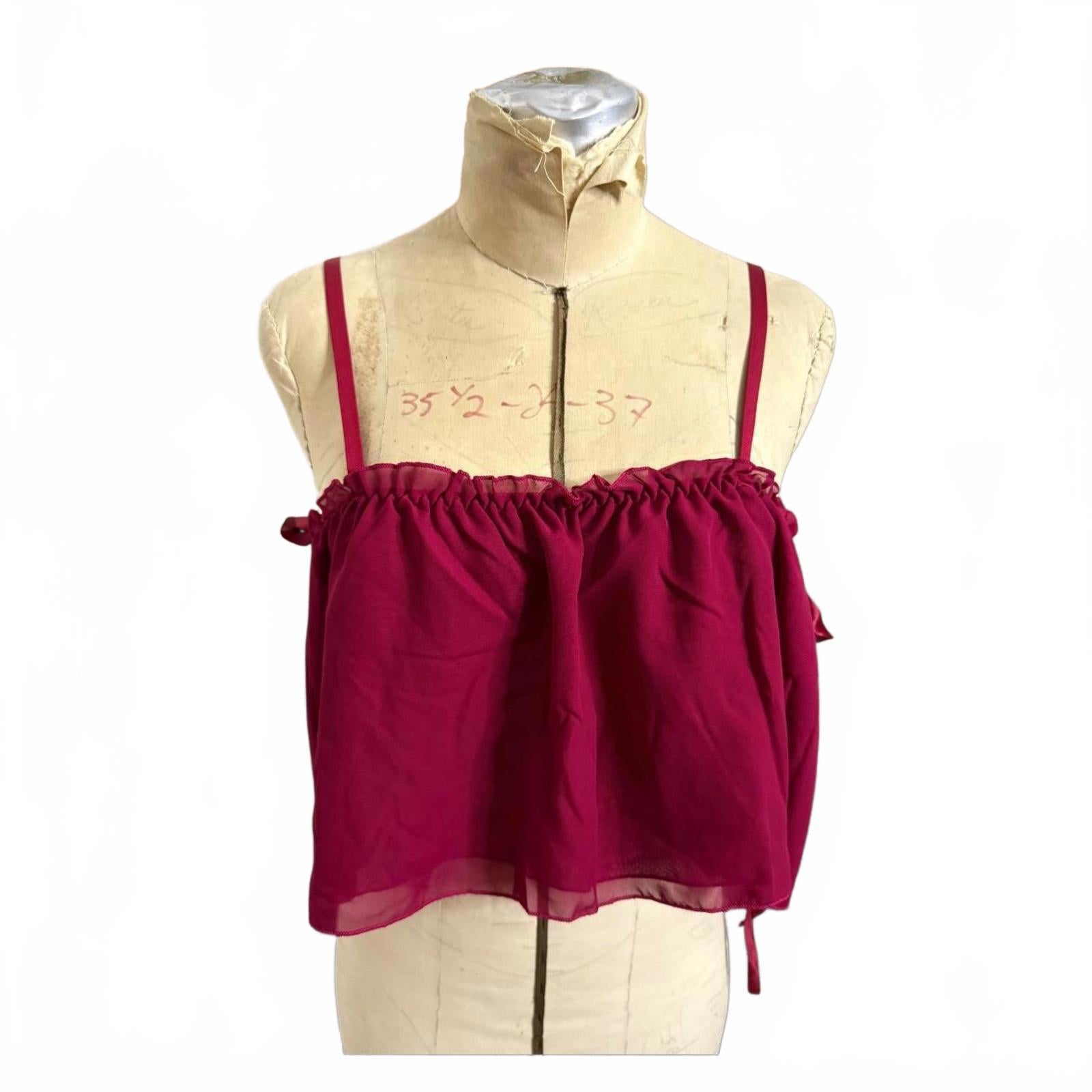 Burgundy Cami Top