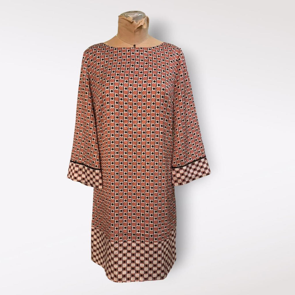 Nenette Milano Tous Les Jours Geometric Print Dress