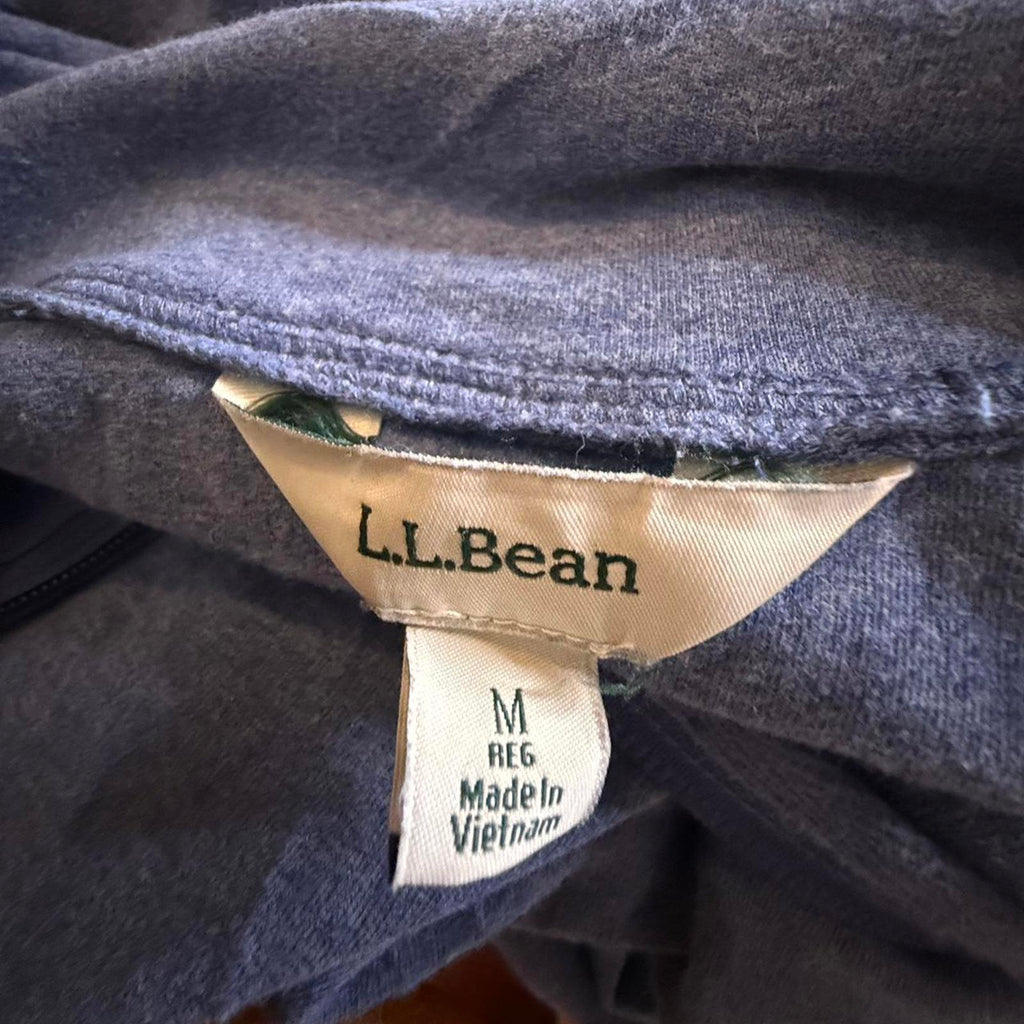 L.L.Bean Zip-Up Sweatshirt Dress