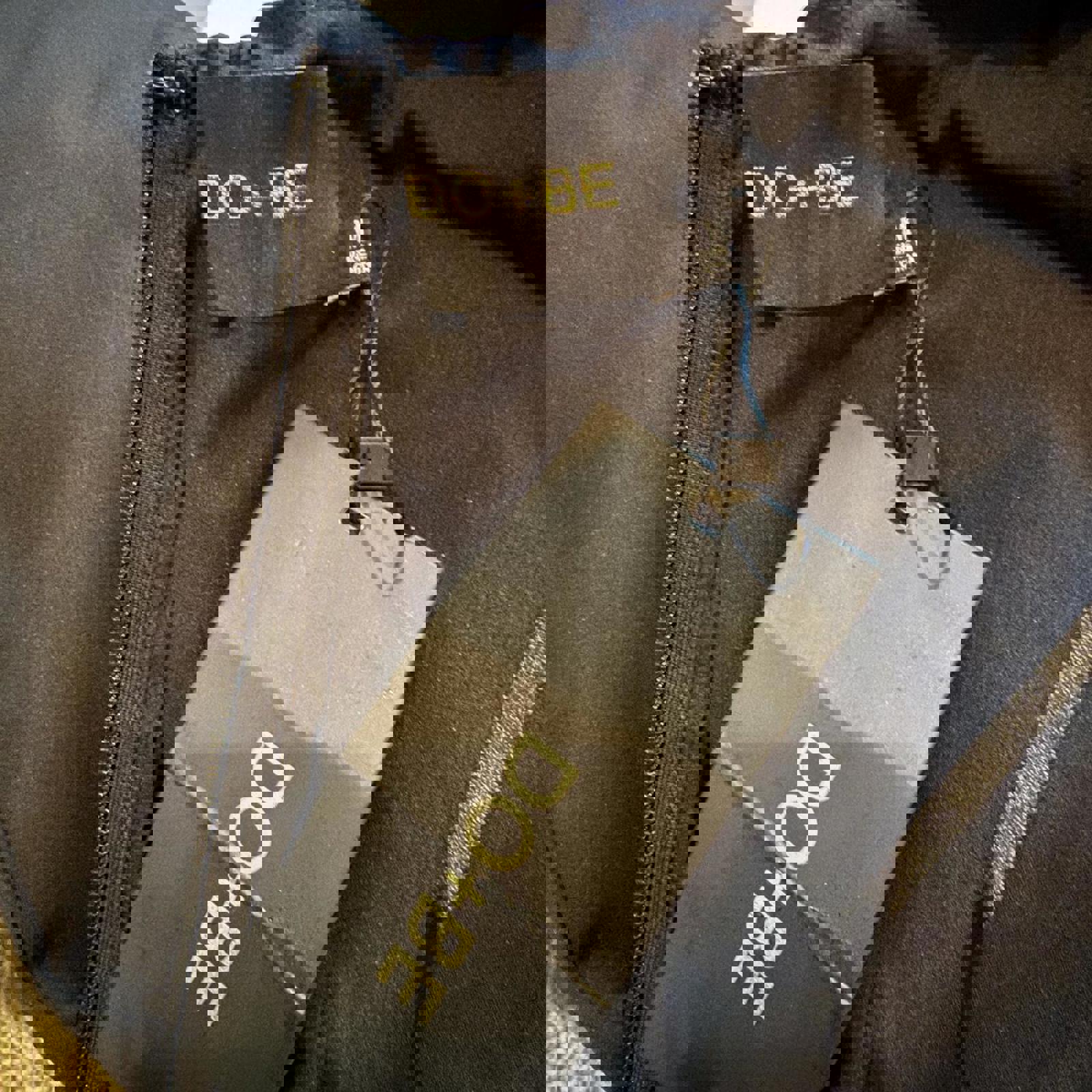 DO+BE Puff Sleeve Mini Dress in Black