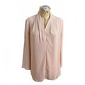 Pink Silk Blouse Size L
